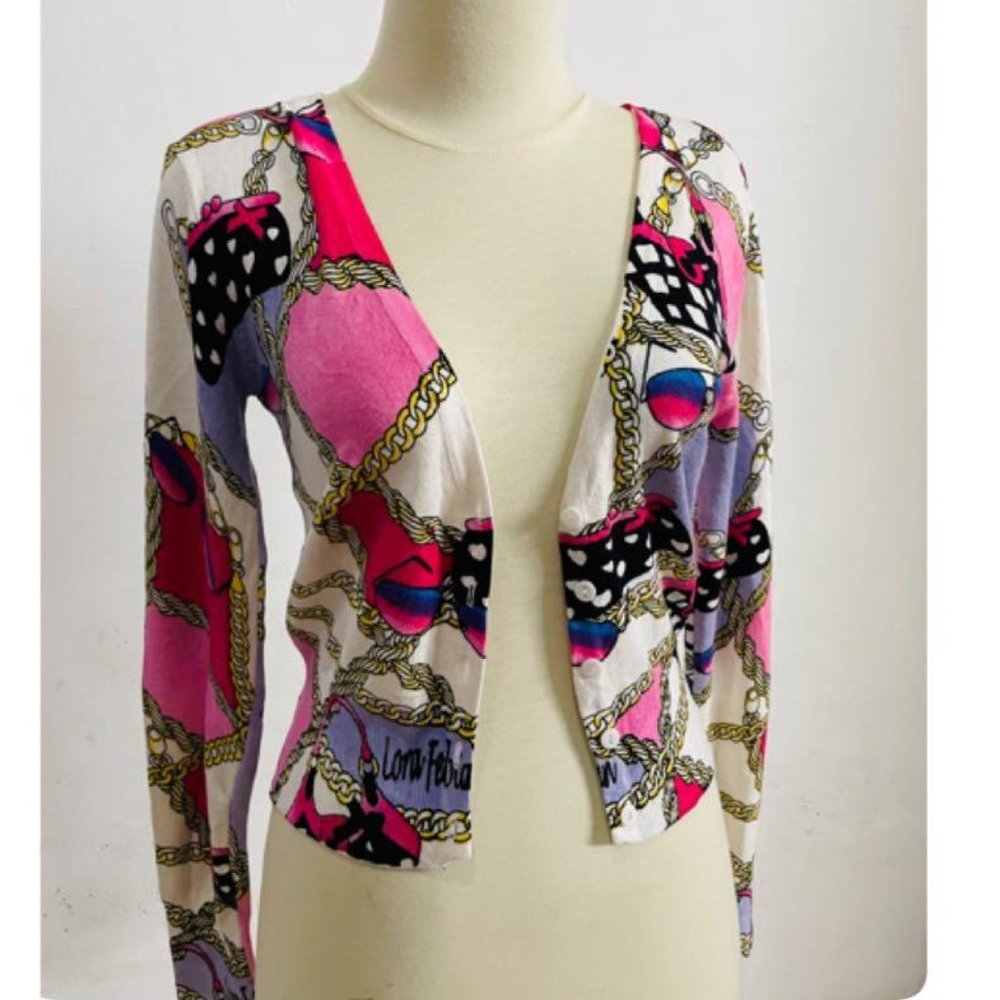 NWT! New Lady Floral Knitted Soft Warm Cardigan